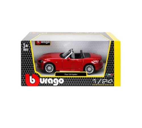 21083 Burago 1:24 Fiat 124 Spider Model Araba 21083 Burago 1:24 Fiat 124 Spider Model Araba
