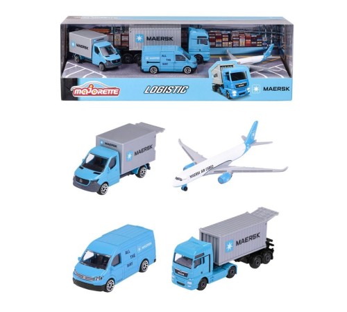212057290 Majorette MAERSK Lojistik Arabaları 4 Parça -Simba 212057290 Majorette MAERSK Lojistik Arabaları 4 Parça -Simba