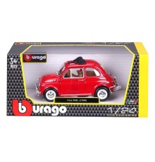 22099 Burago Fiat 500L 168 Kırmızı 1:24 -Sunman