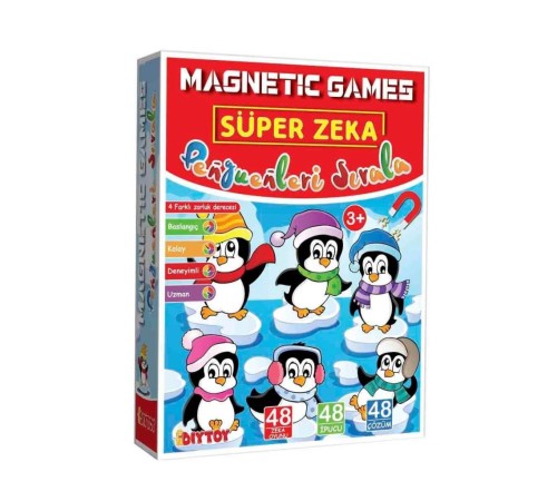 2397 Manyetik Magnet Penguenleri Sırala -Dıytoys 2397 Manyetik Magnet Penguenleri Sırala -Dıytoys