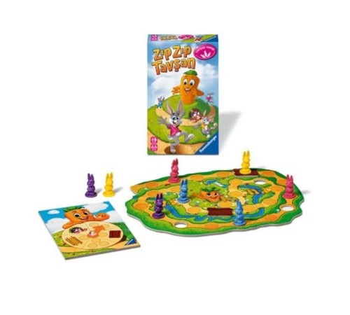 248810 Ravensburger - ZıpZıp Tavşan - Seyahat Boy Kutu Oyunu 248810 Ravensburger - ZıpZıp Tavşan - Seyahat Boy Kutu Oyunu
