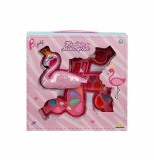 2599 Flamingo Şekilli 3 Katlı Makyaj Güzellik Seti