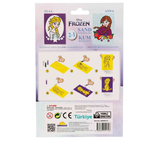 2in1 Disney Frozen Kum Boyama Seti DS 31 2in1 Disney Frozen Kum Boyama Seti DS 31