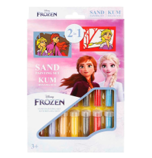 2in1 Disney Frozen Kum Boyama Seti DS 34