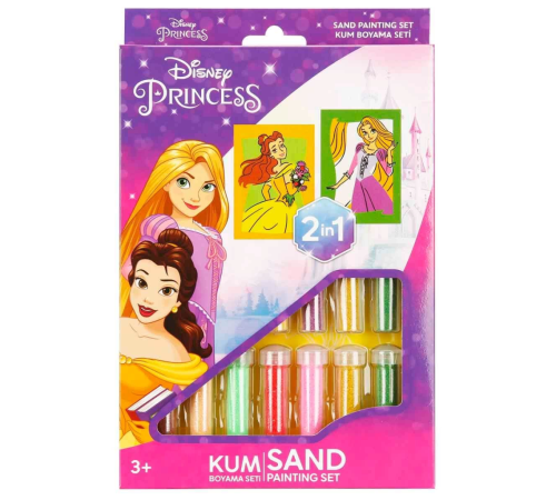 2in1 Disney Princess Kum Boyama Seti 2in1 Disney Princess Kum Boyama Seti