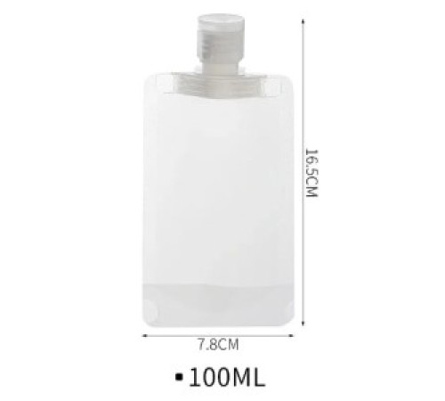 3 Adet 100ml Krem Şampuan Kabı Tekrar Kullanılabilir Set