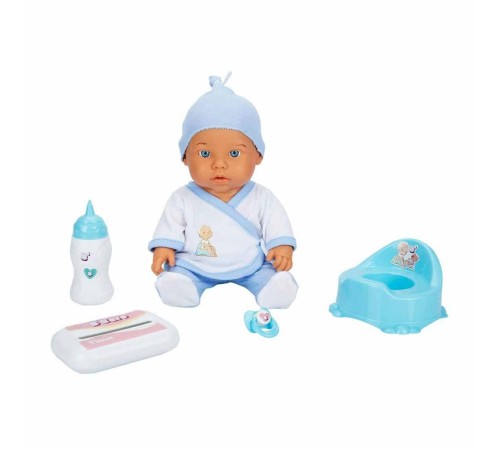 30011 Bebelou Tuvalet Zamanı Sesli Bebek Seti 35 cm -Sunman