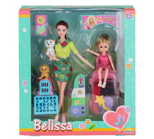 3046 SUN-RST-SIS-MNK BBK SET BELISSA VE ANNESİ YOLCULUK ZAMANI 30CM 3046 SUN-RST-SIS-MNK BBK SET BELISSA VE ANNESİ YOLCULUK ZAMANI 30CM