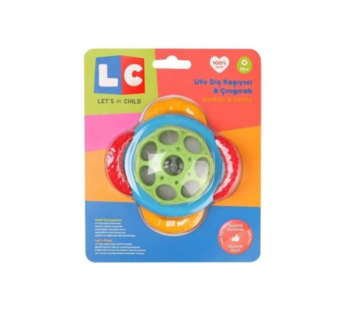30800 Let's be Child - Ufo Diş Kaşıyıcı & Çıngırak +0 ay