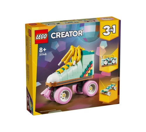 31148 LEGO® Creator 3’ü1 arada Retro Paten 342 parça +8 yaş 31148 LEGO® Creator 3’ü1 arada Retro Paten 342 parça +8 yaş