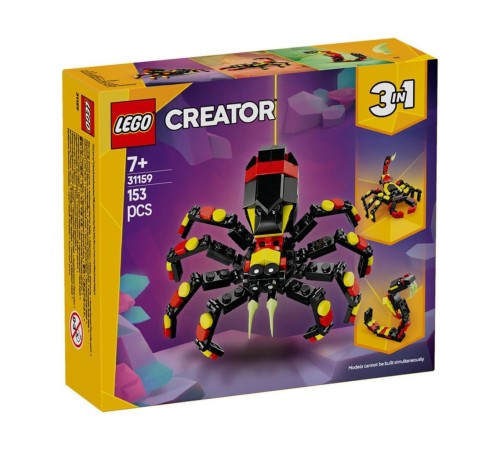 31159 Lego Creator 3in1 - Şaşırtıcı Örümcek 153 parça +7 yaş 31159 Lego Creator 3in1 - Şaşırtıcı Örümcek 153 parça +7 yaş