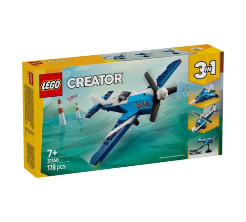 31160 Lego Creator 3in1 - Yarış Uçağı 178 parça +7 yaş 31160 Lego Creator 3in1 - Yarış Uçağı 178 parça +7 yaş