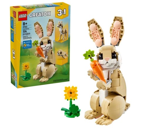 31162 Lego Creator 3in1 - Sevimli Tavşan 326 parça +8 yaş 31162 Lego Creator 3in1 - Sevimli Tavşan 326 parça +8 yaş