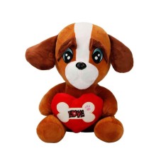 3183 Sunman, Kalpli Peluş Köpek 30 cm