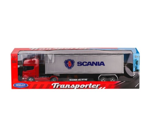 32671S-W Welly Scania Transporter V8 R730 1:24 -Karsan Oyuncak