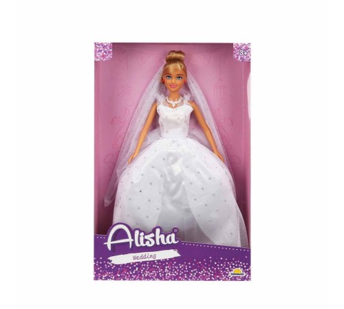 3381 SUN-RST-SIS-Gelinlikli Manken Bebek Alisha 29 cm - Sunman