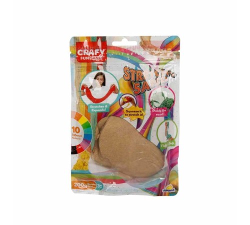 3599 Crafy Streç Oyun Kumu Naturel 200 g -Sunman 3599 Crafy Streç Oyun Kumu Naturel 200 g -Sunman