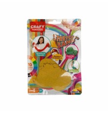 3600 Crafy Streç Oyun Kumu Sarı 200 g -Sunman