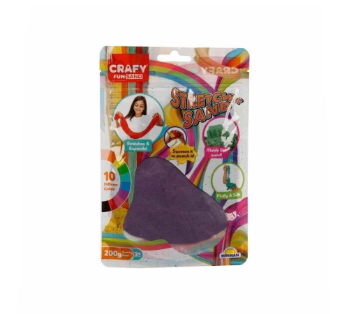 3603 Crafy Streç Oyun Kumu Mor 200 g -Sunman 3603 Crafy Streç Oyun Kumu Mor 200 g -Sunman