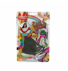 3607 Crafy Streç Oyun Kumu Siyah 200 g -Sunman