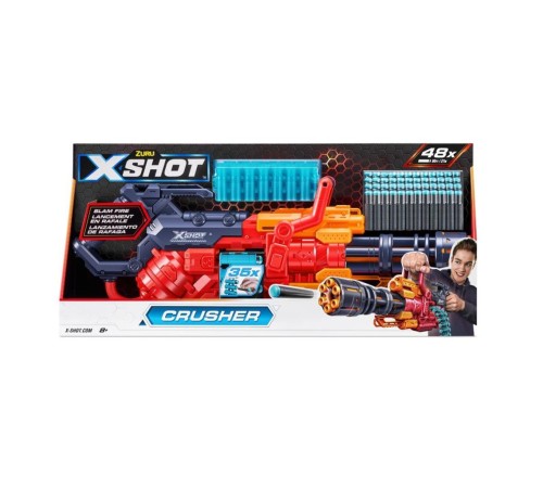 36382 Zuru X-Shot Silah Sünger Atan Excel-Crusher 48 Mermi -Sunman 36382 Zuru X-Shot Silah Sünger Atan Excel-Crusher 48 Mermi -Sunman