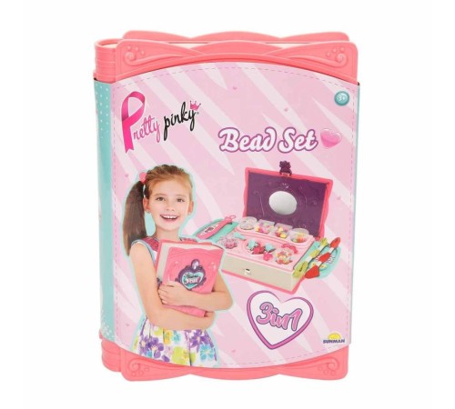 3662 Pretty Pinky 3'ü 1 Arada Boncuk Yapım Seti -Sunman 3662 Pretty Pinky 3'ü 1 Arada Boncuk Yapım Seti -Sunman