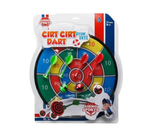 36789 Cırt Cırt Dart - İğnesiz Dart Seti 36 cm 36789 Cırt Cırt Dart - İğnesiz Dart Seti 36 cm
