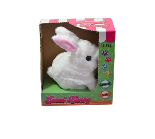 40098 Tavşan Peluş Pilli-Aya Toys