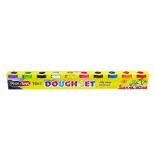 40966 Playtoys 10x100 gr Oyun Hamuru -Asya Oyuncak