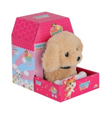 4248 Sesli Hareketli Peluş Köpek Karamel -Sunman
