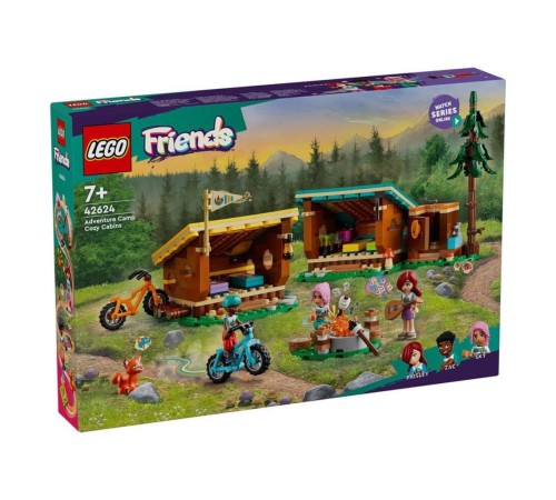 42624 Lego Friends Macera Kampı Şirin Kulübeler 437 parça +7 yaş 42624 Lego Friends Macera Kampı Şirin Kulübeler 437 parça +7 yaş