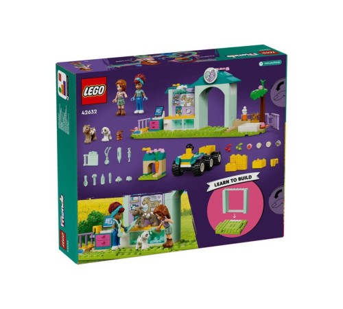 42632 LEGO® Friends Çiftlik Hayvanı Veteriner Kliniği 161 parça +4 yaş 42632 LEGO® Friends Çiftlik Hayvanı Veteriner Kliniği 161 parça +4 yaş