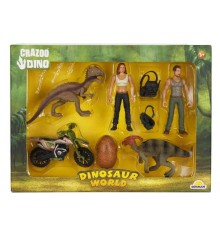 43111 Crazoo Dinozor Figürlü Oyun Seti -Sunman