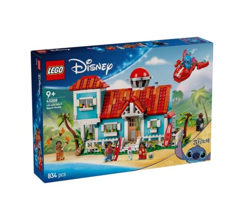 43268 Lego Disney Lilo ve Stiç Plaj Evi 834 parça +9 yaş 43268 Lego Disney Lilo ve Stiç Plaj Evi 834 parça +9 yaş