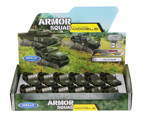 43723 Welly Jeep Willys 1:32 -Karsan Oyuncak 43723 Welly Jeep Willys 1:32 -Karsan Oyuncak