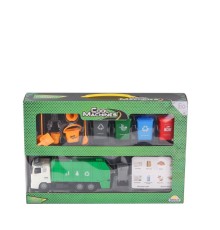 4514 SUN-RST-CLM-OYUN SET  YEŞİL ÇÖP KAMYONU