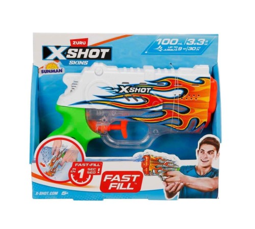 4582 X-Shot Skins Nano Fast Fill Su Tabancası 19 cm 4582 X-Shot Skins Nano Fast Fill Su Tabancası 19 cm