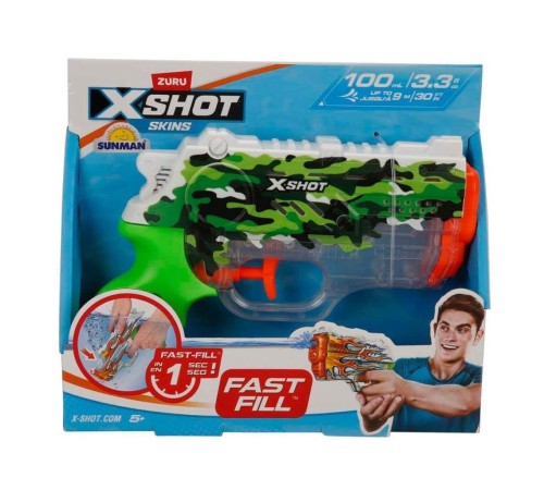 4582 X-Shot Skins Nano Fast Fill Su Tabancası 19 cm 4582 X-Shot Skins Nano Fast Fill Su Tabancası 19 cm