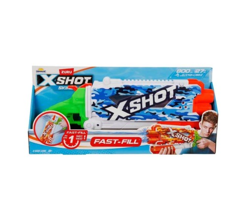 4584 X-Shot Skins Pump Action Fast Fill Su Tabancası 49,5 cm 4584 X-Shot Skins Pump Action Fast Fill Su Tabancası 49,5 cm
