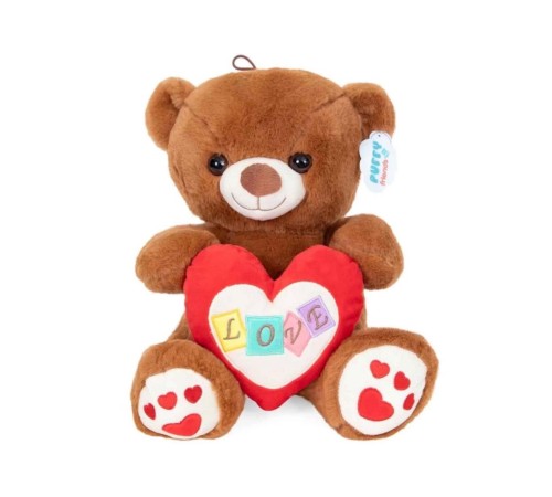 4762 Peluş Ayı Kalpli 30 cm 4762 Peluş Ayı Kalpli 30 cm