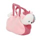4775 Peluş Kedi Köpek Taşıma Çantalı 20 cm -Sunman
