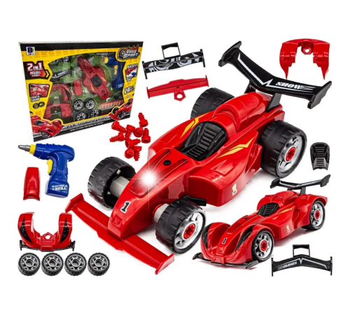 Matkaplı Formula F1 Araba Modifiye Seti Sesli Işıklı Sök Tak Matkaplı Formula F1 Araba Modifiye Seti Sesli Işıklı Sök Tak