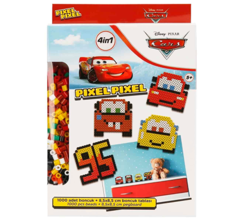4in1 Disney Cars Pixel Pixel Boncuk Aktivite ve Oyuncak Seti 4in1 Disney Cars Pixel Pixel Boncuk Aktivite ve Oyuncak Seti