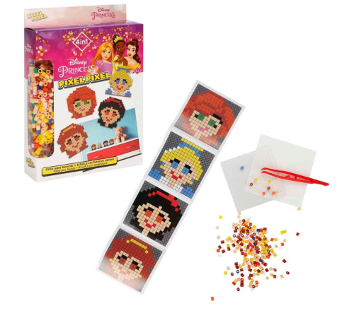 4in1 Disney Princess Pixel Pixel Boncuk Aktivite ve Oyuncak Seti 4in1 Disney Princess Pixel Pixel Boncuk Aktivite ve Oyuncak Seti