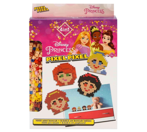 4in1 Disney Princess Pixel Pixel Boncuk Aktivite ve Oyuncak Seti 4in1 Disney Princess Pixel Pixel Boncuk Aktivite ve Oyuncak Seti