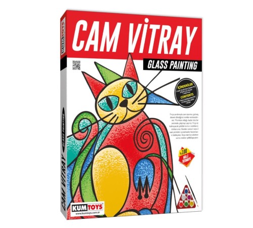 5001 KumToys Cam Vitray - Glass Painting / +6 yaş 5001 KumToys Cam Vitray - Glass Painting / +6 yaş