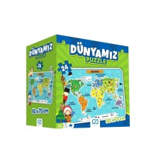 5025 CA Games, Dünyamız 24 Parça Puzzle / +3 yaş