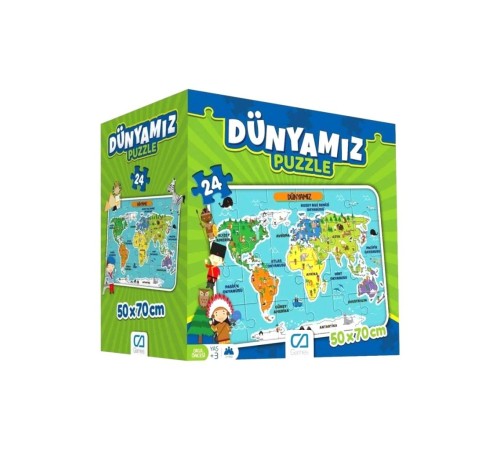 5025 CA Games, Dünyamız 24 Parça Puzzle / +3 yaş 5025 CA Games, Dünyamız 24 Parça Puzzle / +3 yaş