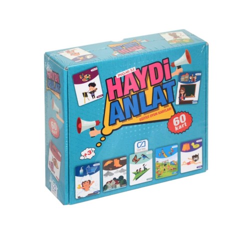 5080 CA Games, Haydi Anlat - Eğitici Oyun Kartları / +3 yaş 5080 CA Games, Haydi Anlat - Eğitici Oyun Kartları / +3 yaş