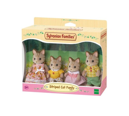5180 Sylvanian Families, Çizgili Kedi Ailesi, +3 yaş 5180 Sylvanian Families, Çizgili Kedi Ailesi, +3 yaş